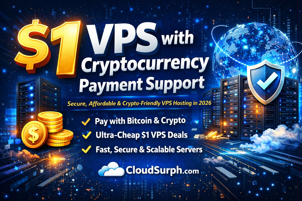 Best $1 VPS with Cryptocurrency Payment Support