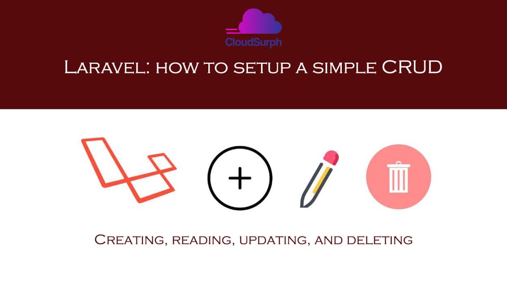 Laravel: How to set up a simple CRUD
